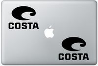Costa Del Mar Sunglasses HenryDecalZD1052 Set Of Two (2x) , Decal , Sticker , Laptop , Ipad , Car , Truck