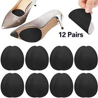 12 Pairs Anti Slip Shoe Pads Non-Skid Stickers High Heel Shoe Sole Protector Adhesive Sole Protector Grips for Women Girls