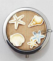 BlackKey Starfish 3-Compartment Decorative Pocket Gift Box Case Organizer for Pill, Color 1 -2186