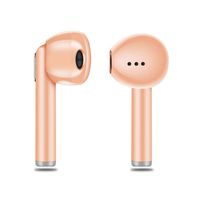 Oguine Wireless Headphones Mini Bluetooth Stereo Binaural in Ear Earbuds Earphones Noise Cancelling Sweatproof Air Headset with Microphone & Charging Case for iPhone Samsung Smartphones (Gold)