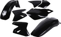 Acerbis Replacement Plastic Kit - Black , Material: Plastic 2041080001
