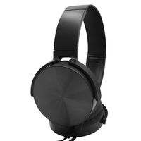 YRD TECH 3.5MM Headphones Sports Fitness Headphones Stereo Mobile Phone Headset Headphone for Android/Windows/iOS (Black )