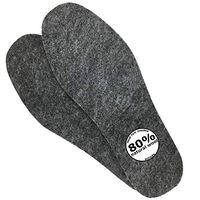 Adult Wool Felt Warm Insoles, Winter Heated Shoe Insoles，Natural Wool Insoles，Warm Lambs Wool Insoles for Men and Women (Men's 7/Women's 8)