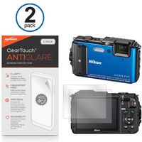 BoxWave Nikon Coolpix AW130 ClearTouch Anti-Glare Screen Protector (2-Pack) - Nikon Coolpix AW130 Anti-Glare, Anti-Fingerprint Matte Film Skin to Shield Against Scratches