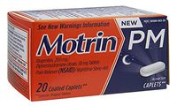 Motrin Ib Pm Caps 20ct Size 20ct