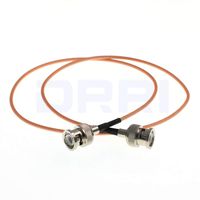 DRRI BNC Male to BNC Male 50-Ohm RG316 Coax Low Loss RF Cable HD SDI Video Cable (1M)