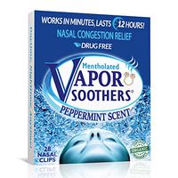Vapor Soothers Peppermint, 28 Count, Drug-Free, Instant Nasal Congestion Relief