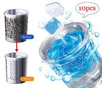 ALOVEWE Washing Machine Cleaners, Washer Decontamination Cleaning Detergent Effervescent Tablet Washing Machine Cleaner Descaler Deep Remover Deodorant