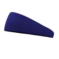Bondi Band Solid Moisture Wicking 4" Headband, Navy, One Size