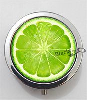 BlackKey Lemon Fruit 3-Compartment Decorative Pocket Gift Box Case Organizer for Pill, Color 1 -2334