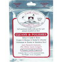 Full Case of 36 Cape Cod Metal Polishing Cloths with Counter Display