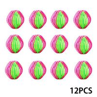 Nuxn 12pcs Lint Remover Washing Balls Pet Hair Remover for Laundry Reusable Plastic Dryer Balls Magic Hair Fur Removal Laundry Balls to Save Clothes Washing and Drying Time