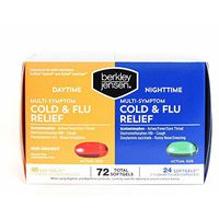 Berkley & Jensen Daytime/Nighttime Cold & Flu Relief, 72 Count