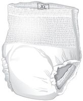 Cardinal Moderate Absorbency Protective Underwear, Extra Large, 58 - 68", 195 - 245 lbs REPLACES ZRPU14 - 14 Each / Bag
