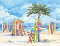 Hi-Look Microfiber Cleaning Cloth - Beach Sign - Surf Shack