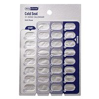 Ezy Dose Disposable Cards for Pill, Medicine, Vitamin Organizer Box | Daily, Monthly, 31 Count | Use with Cold Seal System Planner | Case of 500