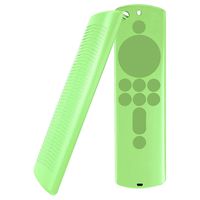 Simplylinfor Amazon Fire TV Stick 4K TV Remote Silicone Luminous Case Protective Cover (Green)