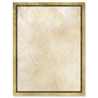 Brushed Fresco Letter Papers - Set of 25, Graduation Stationery Papers, 8 1/2" x 11", Compatible Computer Paper, Award letterhead, Achievements, Recognition, Announcements
