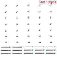 GODSHARK 5 Sets Replacement Screws for MacBook Pro 13" 15" 17" A1278 A1286 A1297 2009-2012, 50pcs Unibody Bottom Case Cover Phillips Repair Replacement Notebook Laptop PC Computer Screw