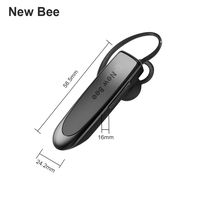 Bluetooth Headset 4.0 Earbuds 24 Hours Talk time Wireless Headphone in Car in Ear Headphone Earpiece for iPhone X 8 Plus 7 Plus 6 Plus 5S 5C 5 4S, Android, Samsung and Galaxy Note by New Bee