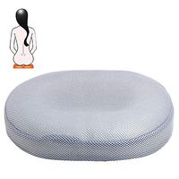 Windyus Donut Tailbone Cushion Pillow-Foam Medical Seat Pain Relief Treatment Comfort Ring Pillow for hemorrhoid,Prostate, Coccyx, Sciatica,Pregnancy, Orthopedic Surgery,Bed Sores-Grey