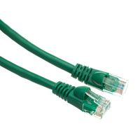 Cat5e Ethernet Patch Cable, Snagless/Molded Boot, 1.5 Feet, Green, Pack of 10 (ED897491)
