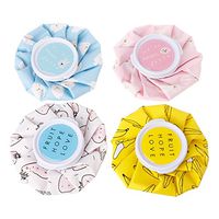 Dabixx 450ml Small Round Hot Water Bottle Bag Winter Relaxing Heat Therapy Warmer