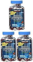 Kirkland Signature 100 Mg Stool Softener, 400 Softgels (Pack of 3)