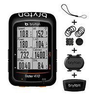 Bryton Rider 410 GPS Bike Computer (2.3" Display, 410T - with Cadence + HRM)