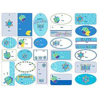 Hanukkah Icon Adhesive Pad Tags, 100 Ct. | Party Favor