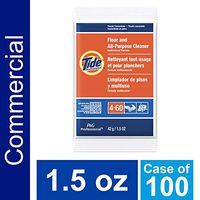 Floor and All-Purpose Cleaner from Tide Professional, Bulk Multi-Surface Powder for Floors and Walls, Commercial Use, Phosphate Free, 1.5 oz. Packets (Case of 100)