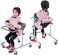 F&T U-Shaped Anti-Touch Baby Baby Walker, Child Walker Short Adult Old Cart Trolley Disabled Walker Thick Carbon Steel