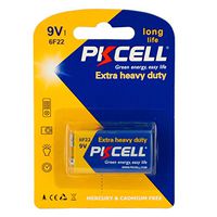 123-Wholesale - Set of 36 PKCELL Heavy Duty 9V Battery - Electronics Batteries