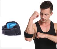 Tennis Elbow Brace with Compression Pad for Women & Men Golfers Elbow Brace for Tendonitis Weightlifting Pain Relief (Single，Blue)