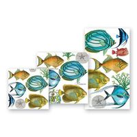 Michel Design Works Tropical Fish Luncheon Napkins, Package of 20, 3-Ply