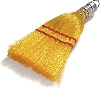 Carlisle 3663400 Synthetic Corn Whisk Broom, 9" Head Width, 3" Overall Length, Straw (Case of 12)