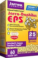Jarrow Formulas Jarro-Dophilus EPS Higher Potency, Supports Intestinal and Immunal Health, 25 Billion Cells Per Veggie Capsules, 60 Count