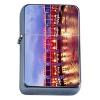 Firefighter Flip Top Oil Lighter D3 Heroes Fireman Rescue Fire Dept