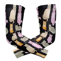 Four Cute Fluffy Cats Unisex Arm Sleeve UV Protection Arm Compression Sleeve Skin Protection Sport Arm Cooler Sleeve for Running Hiking Jogging Motorcycling Climbing Camping