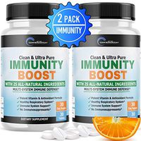 Immunity Boost Supplement with Zinc, Vitamin C, Vitamin A & Vitamin B Complex - Once Daily Multi-System Immune Defense - Supports Healthy Respiratory System - 2 Month Supply