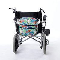 Fushida Wheelchair Backpack Bag - Water Resistant Oxford Material - Universal Tote Bag for Carrying Loose Items and Accessories - Durable Basket Pouch for Wheelchairs, Rollators, Walkers(Blue, FGJ172)