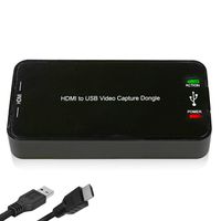 Pyle Full HD 1080p External Game Stream Capture Card | Digital Video & Gaming Recorder, Includes All Necessary Cables & Adapters to Record