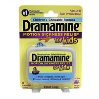 Dramamine Motion Sickness Relief for Kids 8 Ct (2 Pack) by Dramamine
