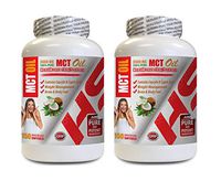 Immune System Booster - 100% Pure - MCT Oil 3600MG - Medium Chain Triglyceride - mct Oil for Humans - 2 Bottles 300 Softgels