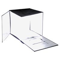 Fotodiox Pro LED 28x28 Studio-in-a-Box for Table Top Photography - Includes Light Tent; Integrated LED Lights; Carrying case and Four backdrops