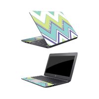 MightySkins Skin Compatible with HP Chromebook 11 (2018) 11.6" - Pastel Chevron | Protective, Durable, and Unique Vinyl Decal wrap Cover | Easy to Apply, Remove, and Change Styles | Made in The USA