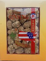 SKU #0168M4, Hsu's Ginseng Pearl Medium Cultivated American Ginseng Roots (4 oz = 113 gm/Box), with one Free Single American Ginseng Tea Bag, 168-M4, 168.M4