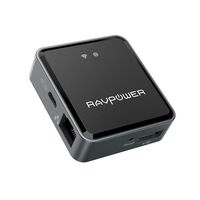 RAVPower Filehub, Travel Router N300, Hotspot WiFi Devices, WiFi Bridge/Range Extender/Access Point/Client Modes, DLNA NAS Sharing Media Streamer - HooToo TripMate Nano Update Version