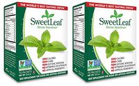 SweetLeaf pACAQI Natural Stevia Sweetener, 70 Count (2 Pack)