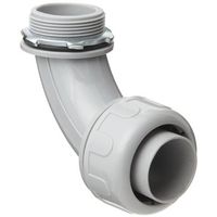 Pro Line Series 1 Pack - 1 1/4" Non Metallic Electrical Liquid Tight Conduit 90 Degree Angle Fittings - 5205114050-1x
